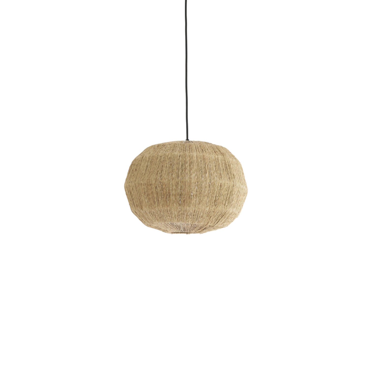 HÄNGELAMPE - Braun - 40/40/40 cm - Braun, Textil (40/40/40cm) - Light & Living