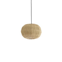 HÄNGELAMPE - Braun - 40/40/40 cm - Braun, Textil (40/40/40cm) - Light & Living