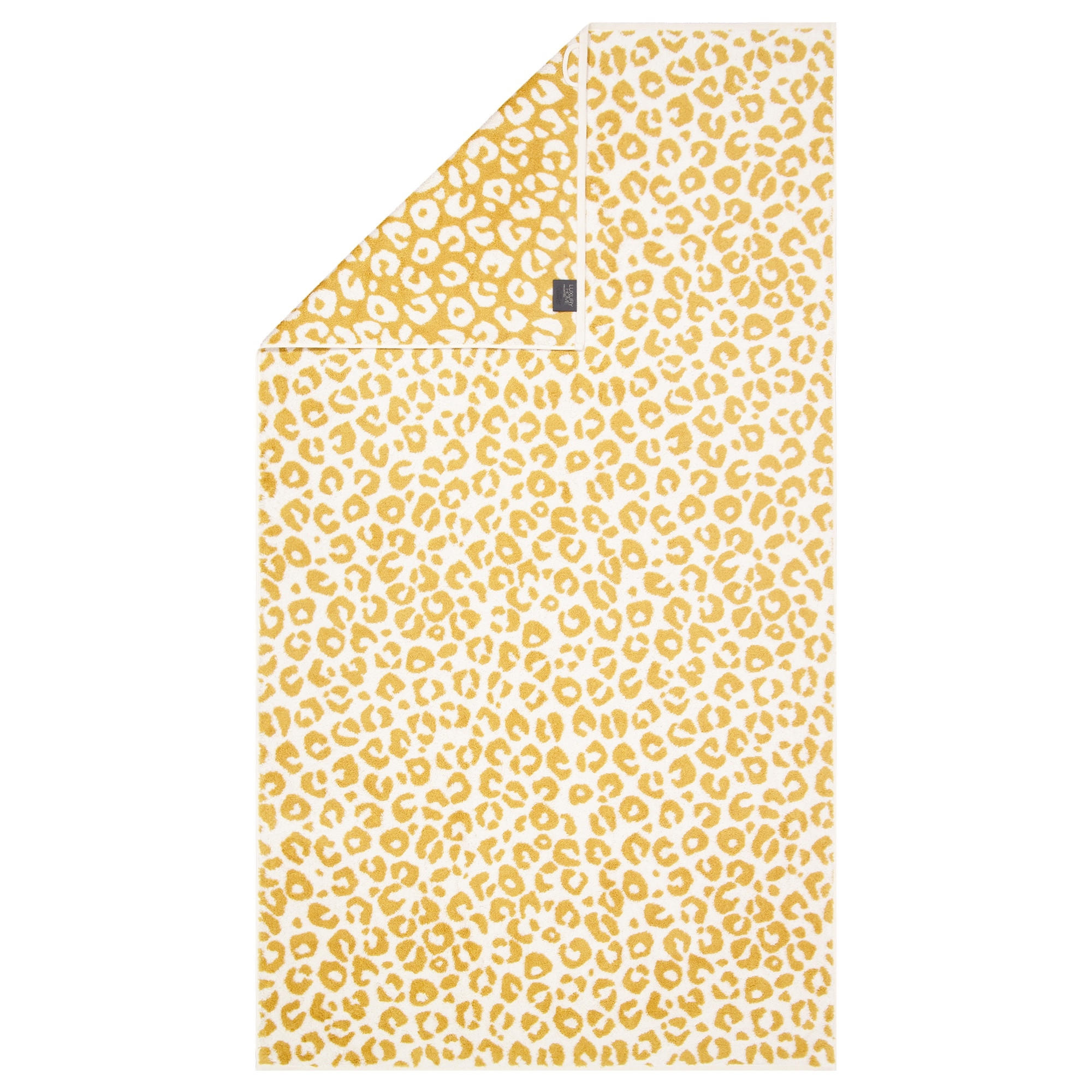 DUSCHTUCH TWO-TONE LEO 540 GOLD - 53 - Gelb, Textil (80/150cm) - Cawoe