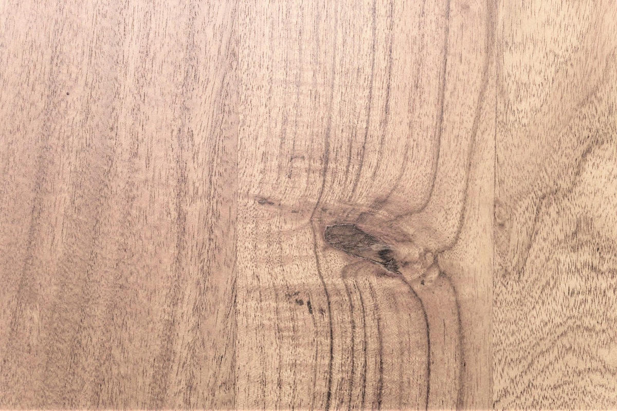 ESSTISCH FREDERIK - Beige/Schwarz, Holz/Metall (80/120/77cm) - SAM