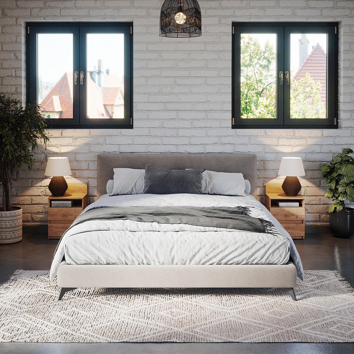 NACHTTISCH Monty Goldkraft Eiche 39.6 x 59.1 cm 2er Set - Honigeiche, Holzwerkstoff (32.3/59.1/39.6cm) - Vicco