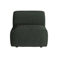 SESSEL mit gerader Rückenlehne - 1 Person - stoff - grün Camilio - Grün, Kunststoff/Textil (75/74/97cm) - Vente-Unique