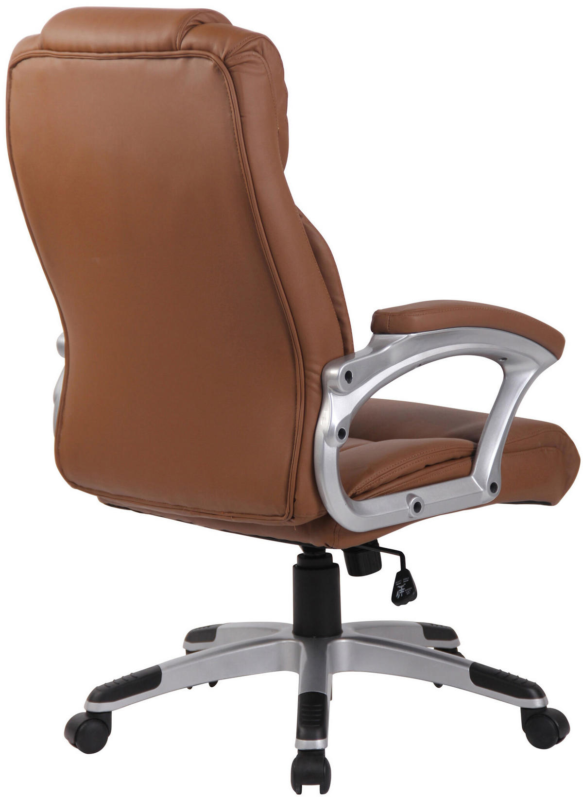 BÜROSTUHL Texum 2, Kunstleder Hellbraun - Hellbraun, Kunststoff/Textil (65/119/73cm) - TPFLiving