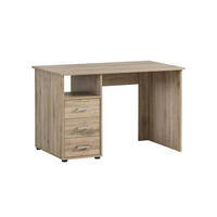 SCHREIBTISCH Fox Small 74x116x70 cm 3 Schubladen Eiche - Grün, Holz (70/116/74cm) - PROREGAL