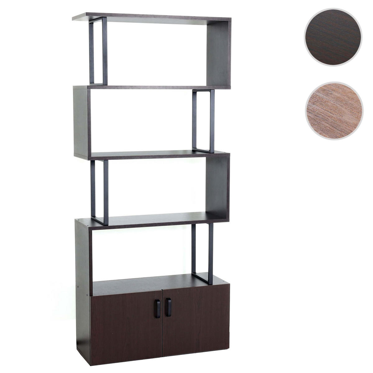 BÜCHERREGAL Dunkelbraun - Dunkelbraun, Holzwerkstoff (80/183/31cm) - MCW