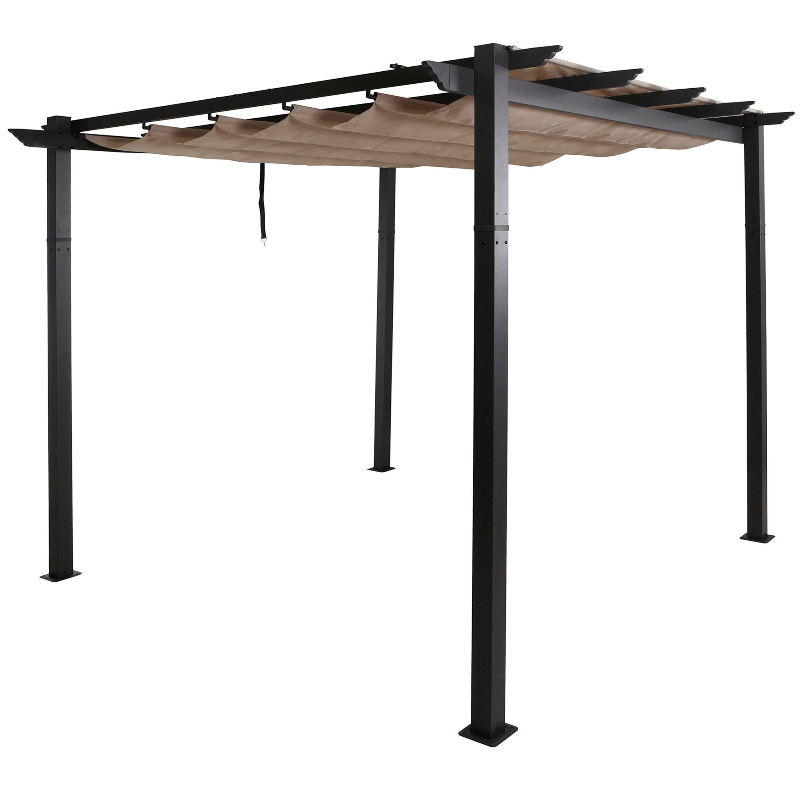 PERGOLA Beige - Beige, Textil (300/240/300cm) - MCW