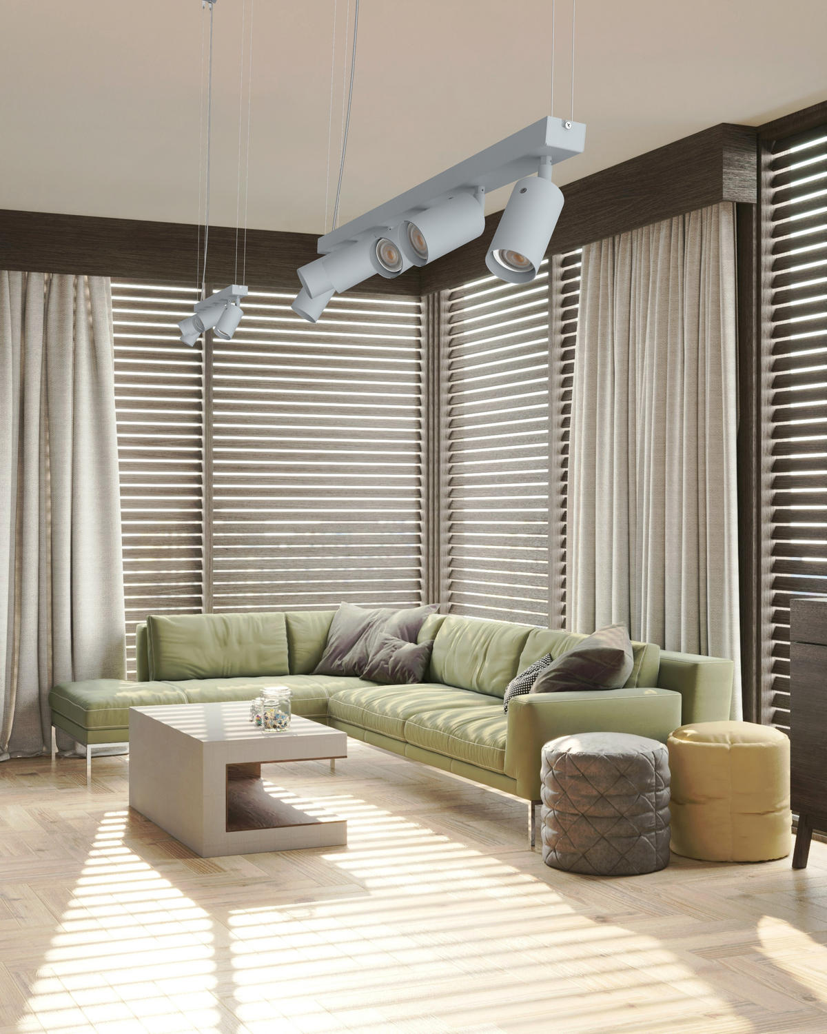 STRAHLER - Grau, Metall (10/90/21cm) - Lumicom