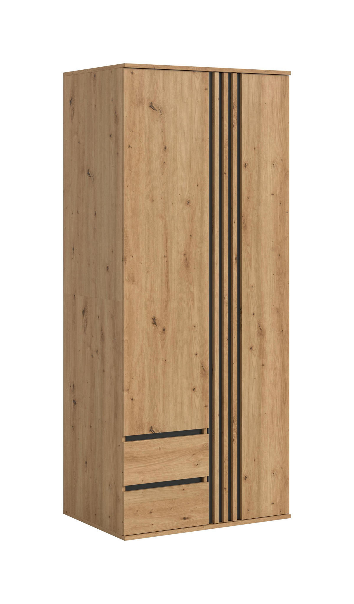 KLEIDERSCHRANK 2-türig TOFTA (B/H/T: ca. 80/192/56 cm) in Artisan Eiche Nachbildung/Artisan Eiche Nachbildung - Eiche Artisan, Holzwerkstoff (80/192/56cm)
