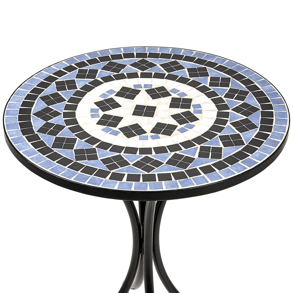 BEISTELLTISCH Palazzo - Blau, Metall (55/55/73cm) - Butlers