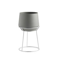 BLUMENTOPF Slownes - Grau, Metall (20/35cm) - home&you