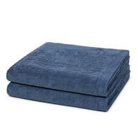 DUSCHTUCH Lifestyle 2er-Set - Dunkelblau, Textil (70/140cm) - Cawoe
