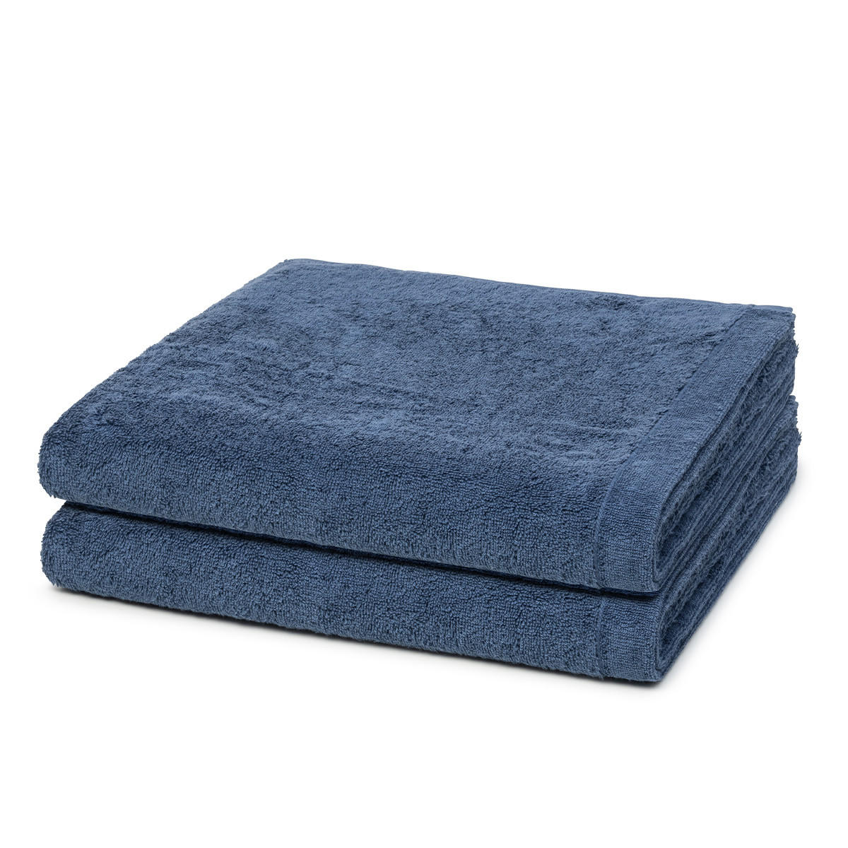 DUSCHTUCH Lifestyle 2er-Set - Dunkelblau, Textil (70/140cm) - Cawoe