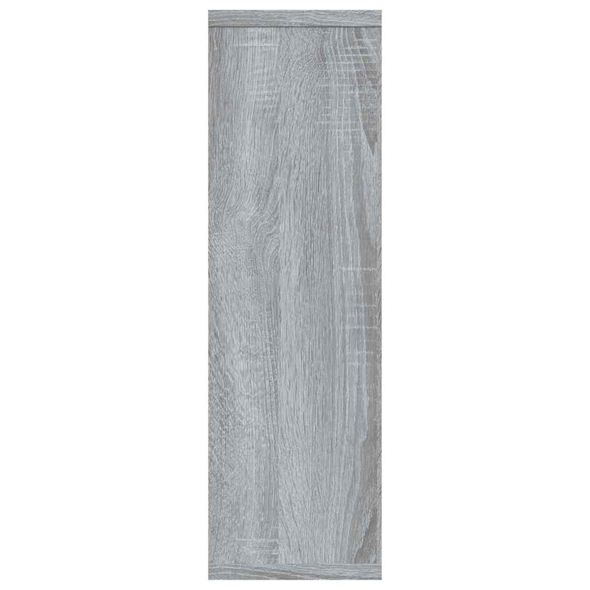 WANDREGAL Grau Sonoma 85/16/52,5 Cm Cm Holzwerkstoff - Grau, Holzwerkstoff (16/52.5/85cm) - vidaXL