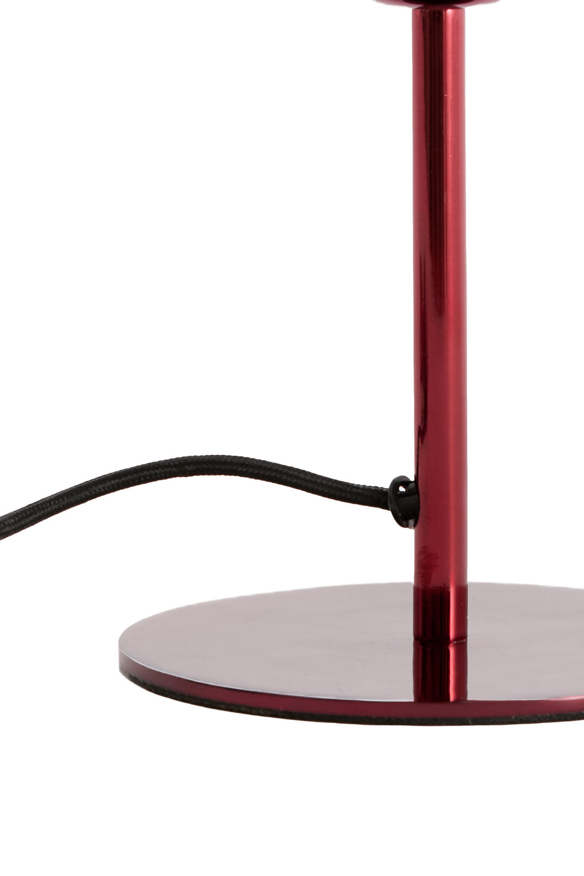 TISCHLAMPE Cedillo Rot 18/18/28 cm - Rot, Metall (18/18/28cm) - Light & Living