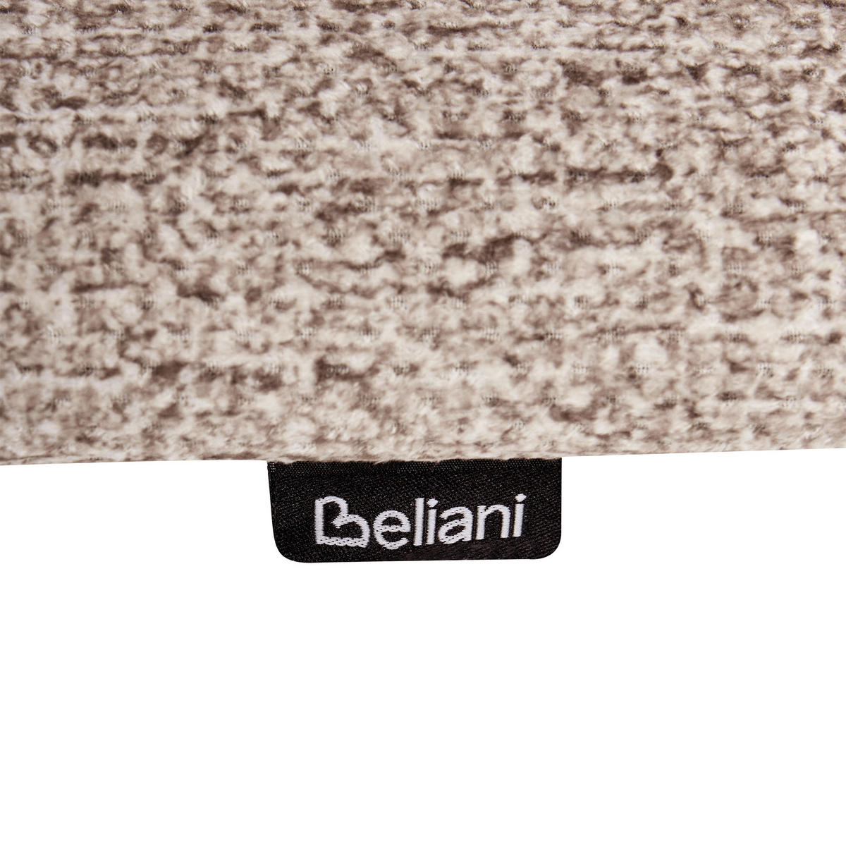 ESSZIMMERSTUHL 2er-Set Bouclé Hellbraun/Taupe Blane - Taupe, Holz (48/79/52cm) - Beliani