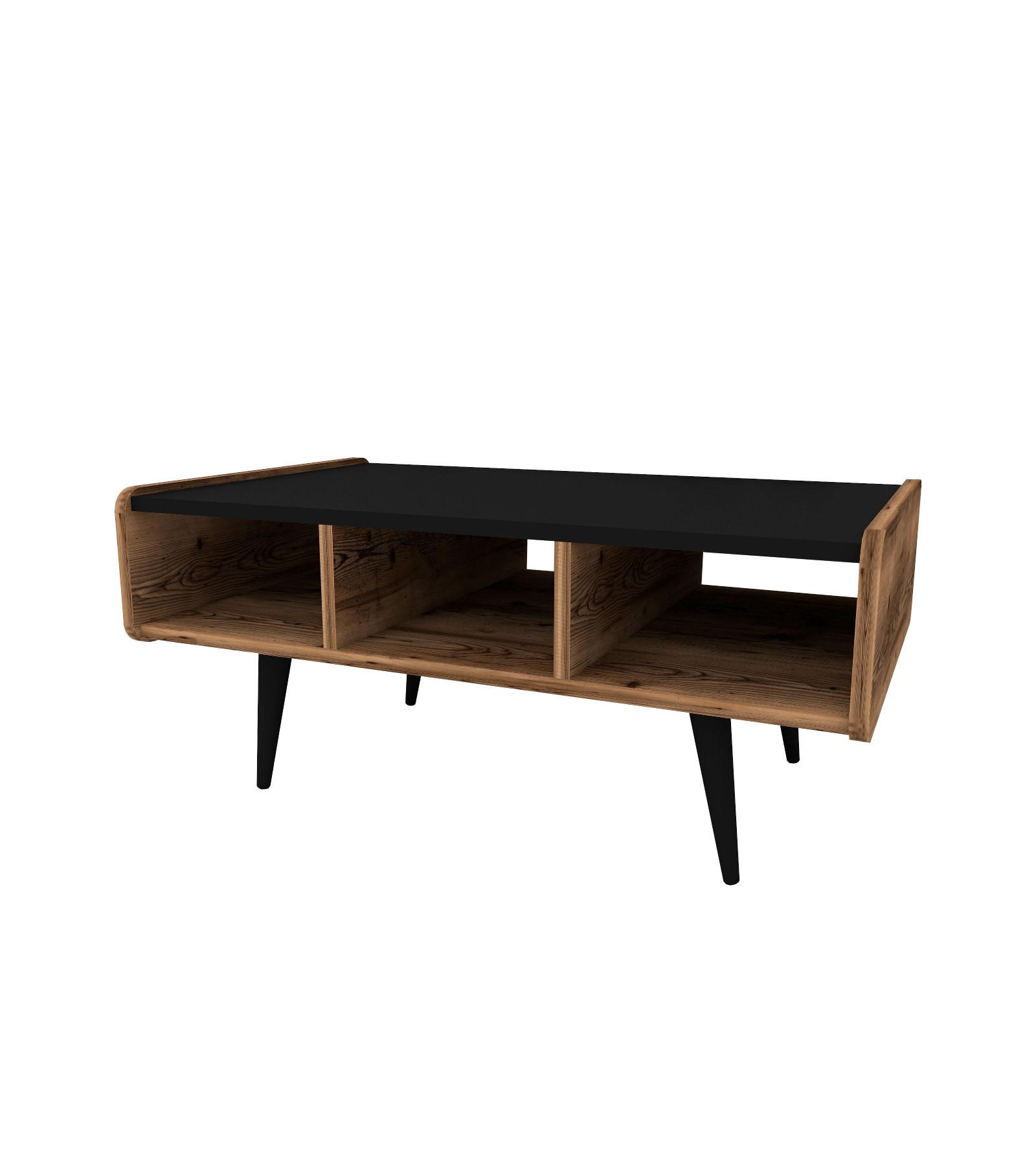 COUCHTISCH line Braun - Braun, Holz (90/56/40cm) - Habitat Garten
