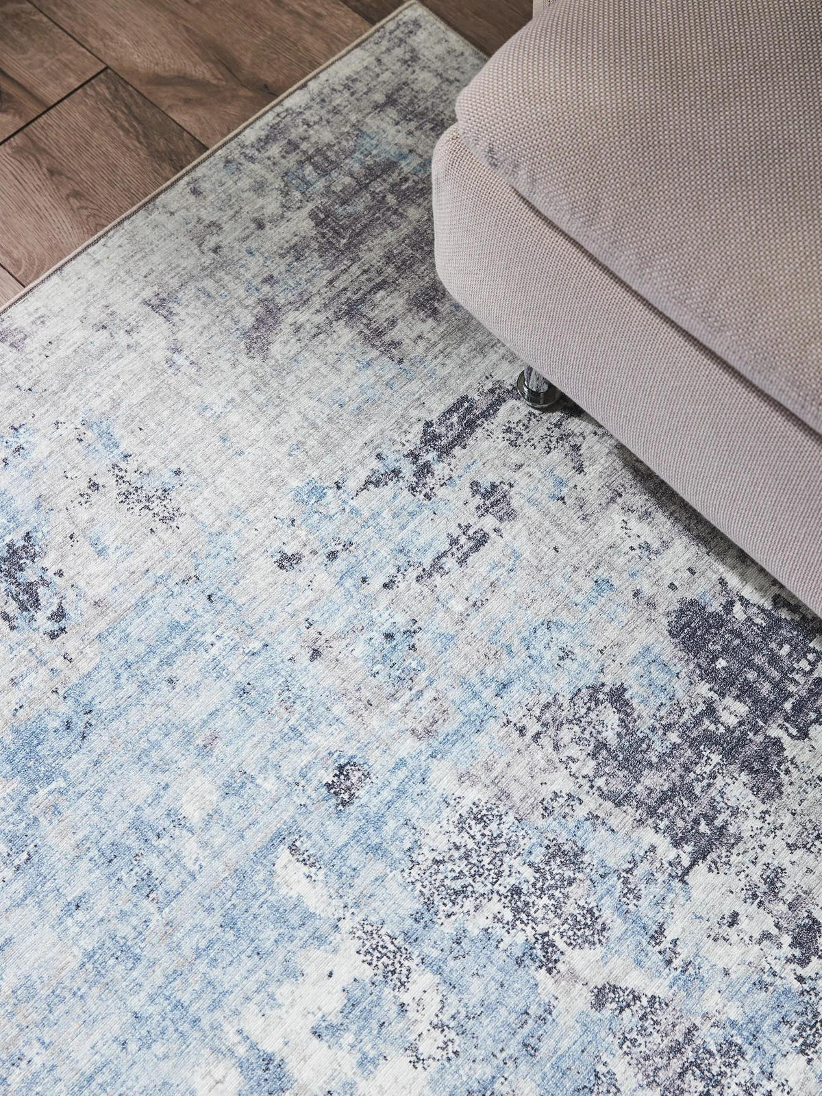 TEPPICH Laury Grau 160x230 cm - Grau, Textil (160/230cm) - benuta Pop