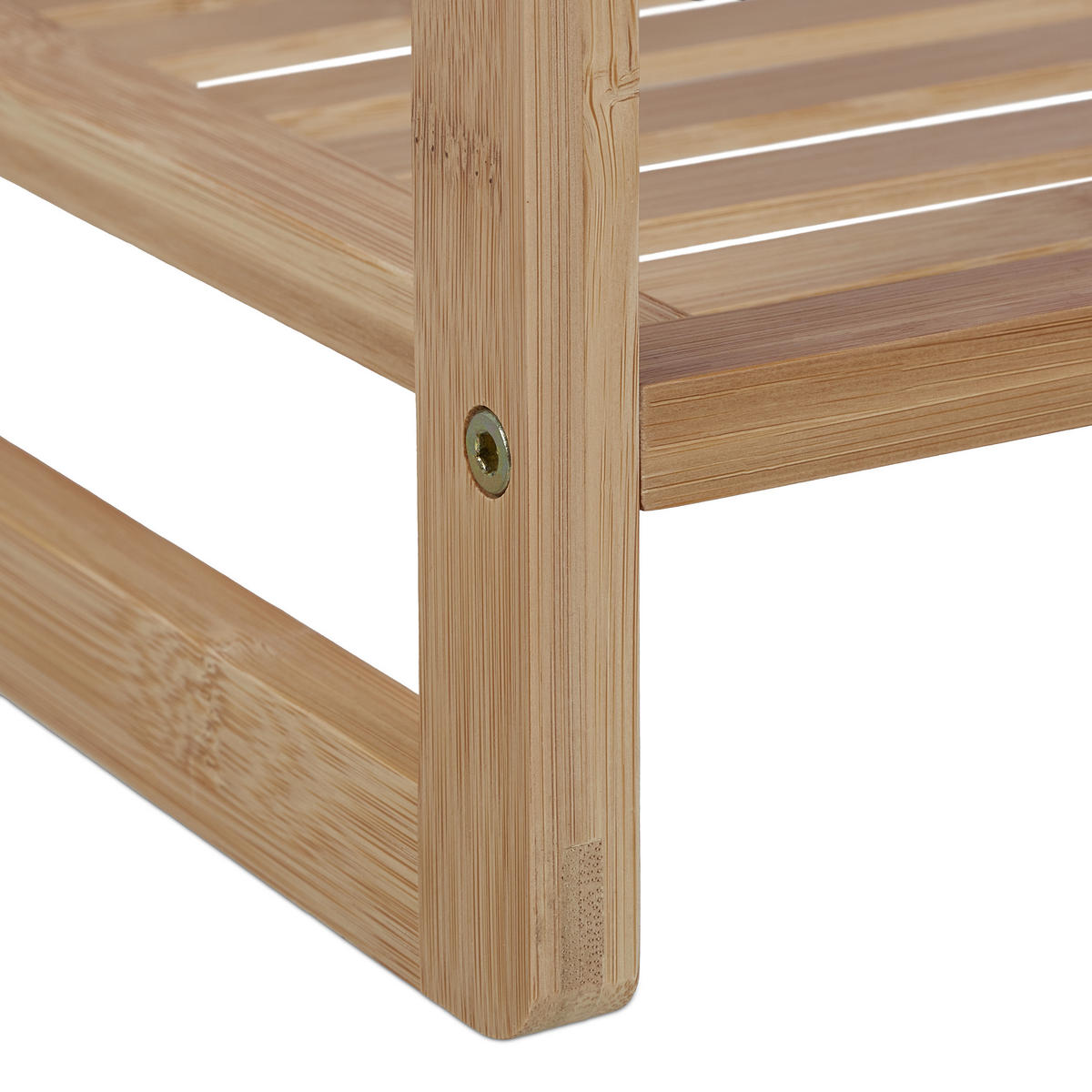 BAMBUSREGAL - Hellbraun, Holz (40/70/30cm) - Relaxdays