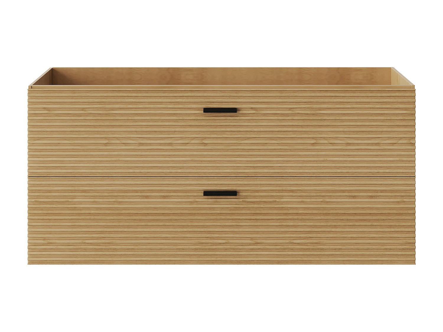 WASCHBECKENUNTERSCHRANK - 120 cm x 46 cm - holz - naturfarben hell Sarone - Naturfarben, Holz (120/55/46cm) - Vente-Unique