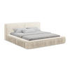 POLSTERBETT mit Bettkasten und Lattenrost 178x238 Beige - Beige/Creme, Kunststoff/Textil (140/200cm) - Makamii