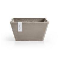 BLUMENTOPF Berlin 41/41/18 cm Taupe - Taupe, Kunststoff (41/18cm) - Ecopots
