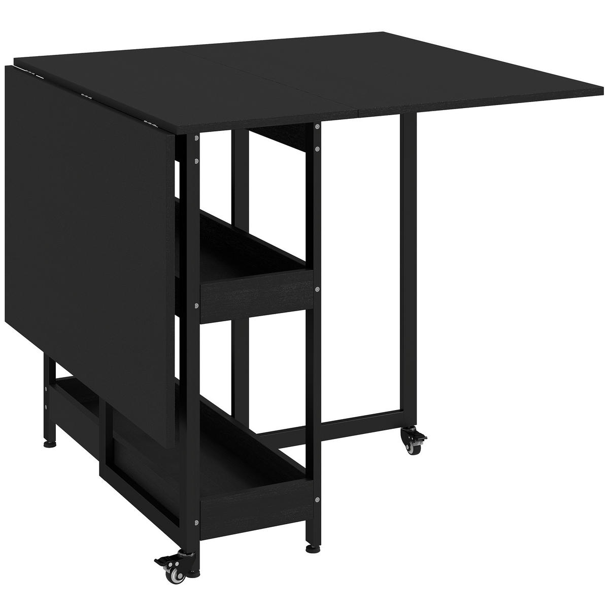 ESSTISCH Schwarz 133.4/80.0/75.0 - Schwarz, Holzwerkstoff (133.4/80/75cm)