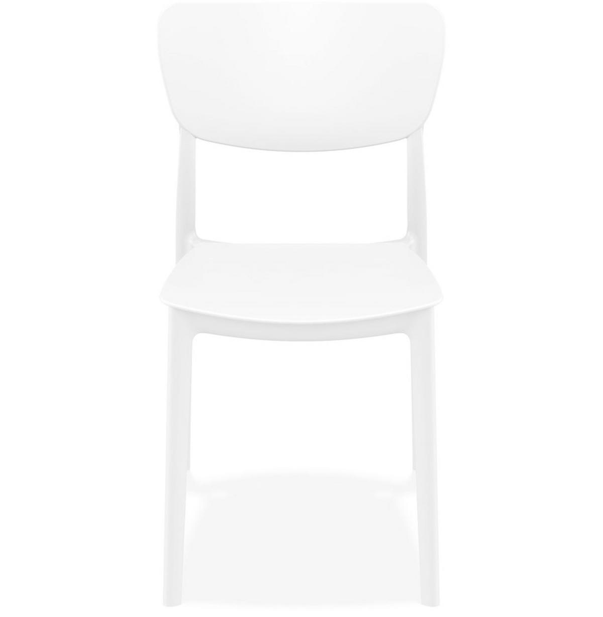 STUHL OMA Weiß - Weiß, Kunststoff (39/82/45cm) - Légia Home