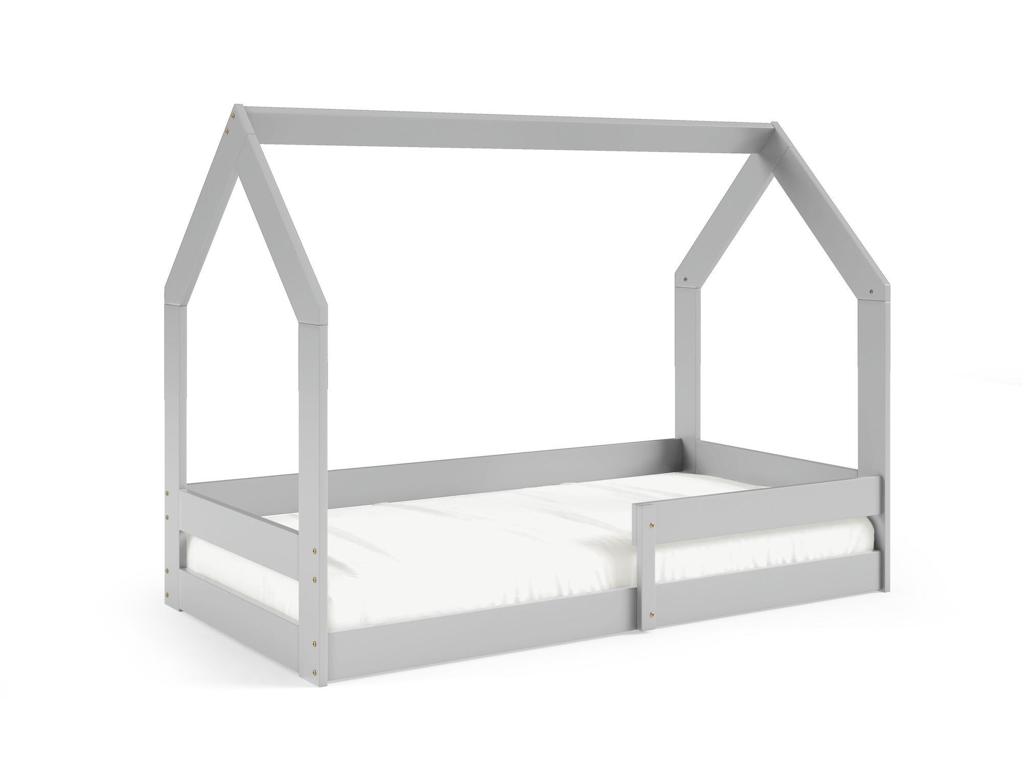 HAUSBETT POLA Grau 164x88x124 cm - Grau, Holz - FURNLUX