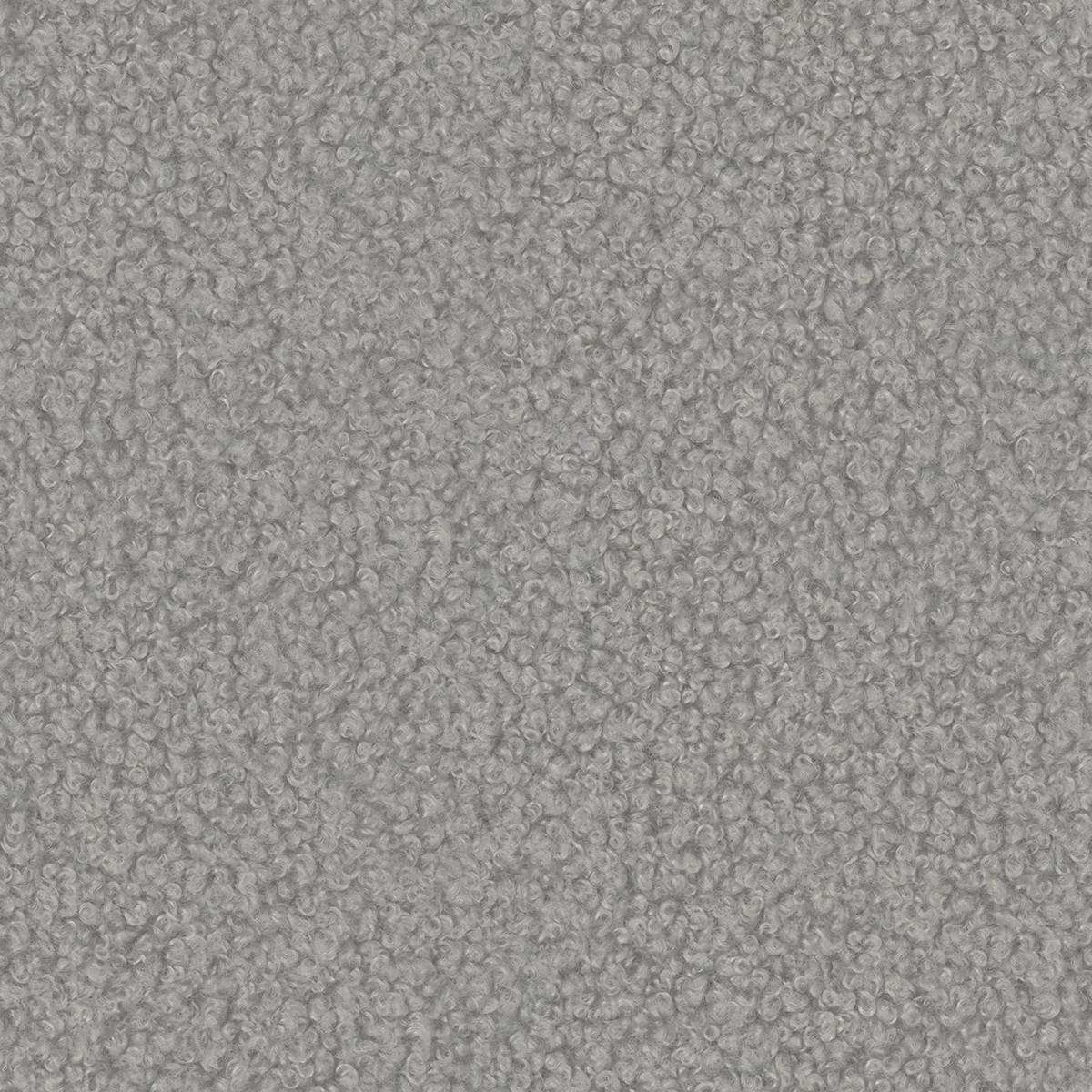 ECKSOFA VOLIRA Hellgrau Boucle-Stoff mit Schlaffunktion - Hellgrau, Holz (230/143cm) - MASSENO