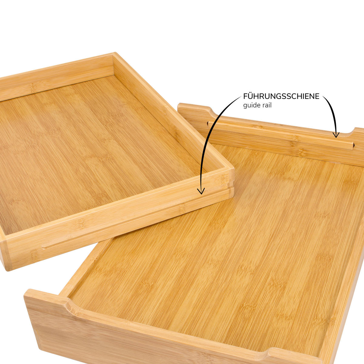 SERVIERTABLETT, Bambus - Braun, Holz (43/10/31cm) - bremermann