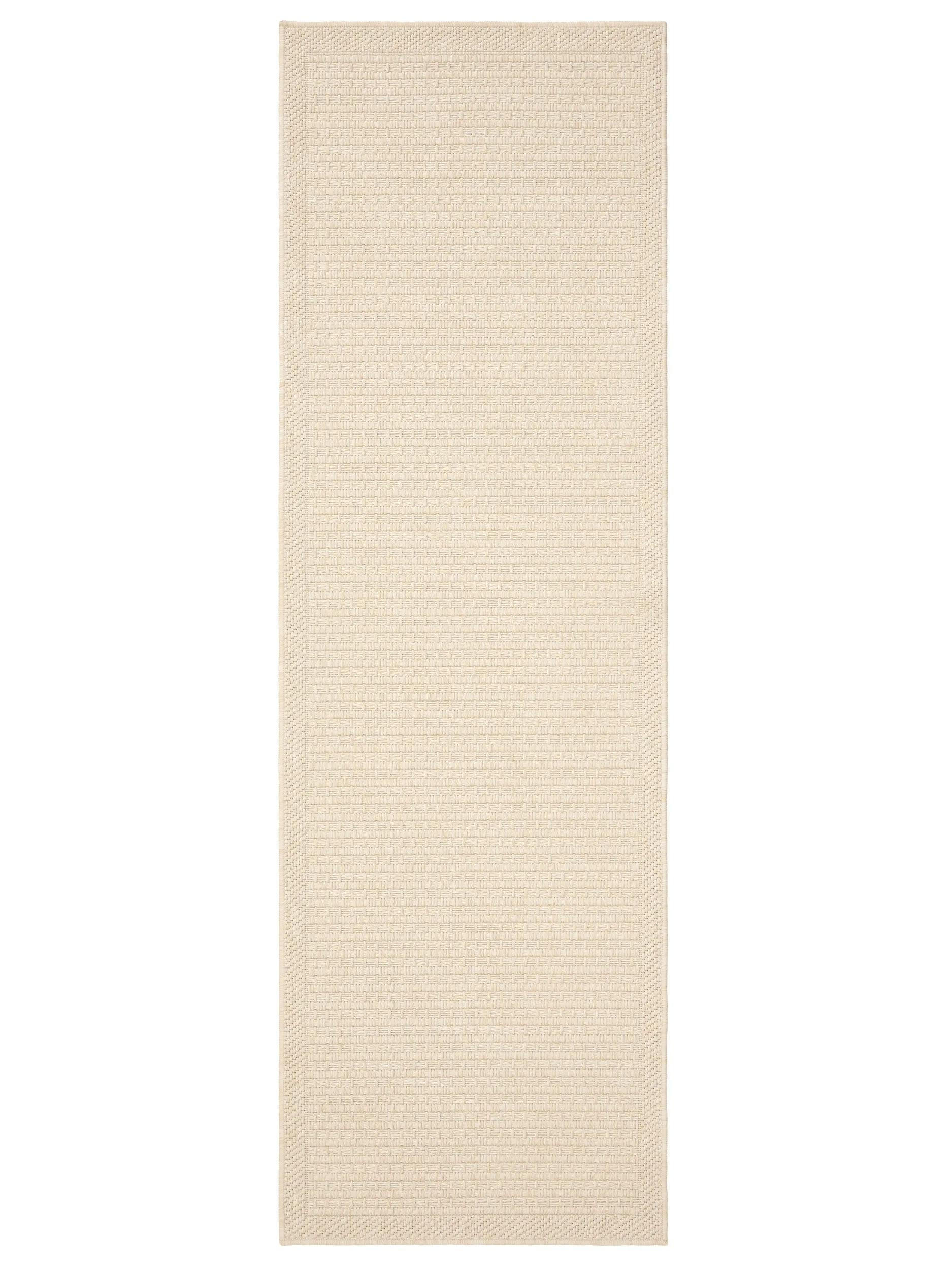 OUTDOORLÄUFER Iowa Cream 80/250 cm - Creme, Kunststoff/Textil (80/250cm) - benuta