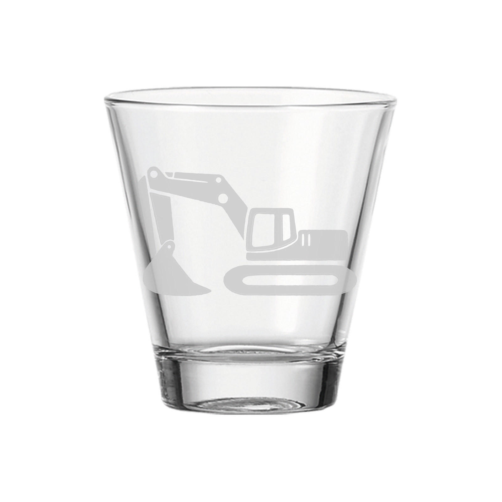 KINDERBECHER Bagger transparent 215 ml - Transparent, Glas (0.215L) - LUXENTU