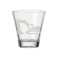 KINDERBECHER Bagger transparent 215 ml - Transparent, Glas (0.215L) - LUXENTU
