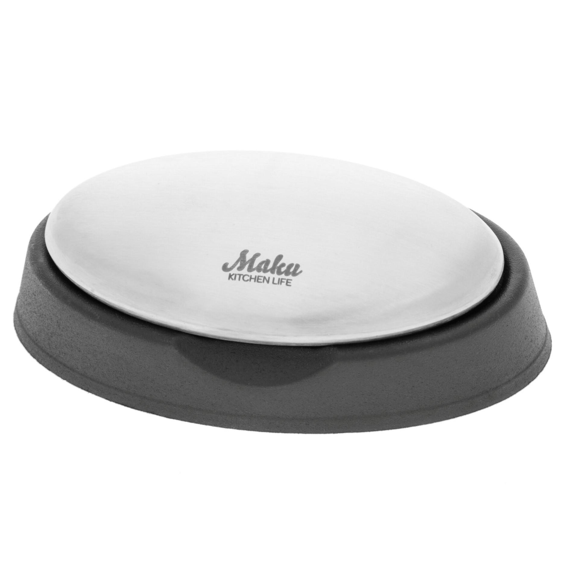 STAHLSEIFE geruchsabsorbierend - Weiß, Metall (5/3/9.5cm)