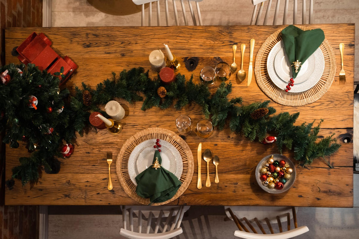 SERVIETTENRING Weihnachtsbaum 2er-Set - Goldfarben, Metall (4.8/6.4/5.5cm) - Atmosphera Createur d´interieur