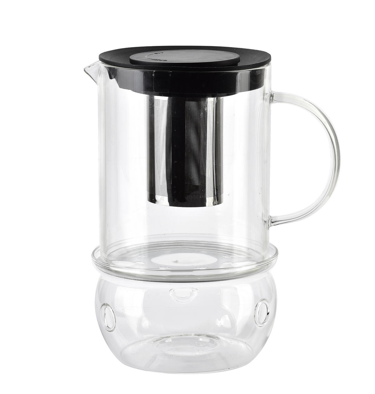 ČAJOVÁ KONVICE Peter, borosilikátové sklo - průhledná, sklo (1.1L) - Mondex