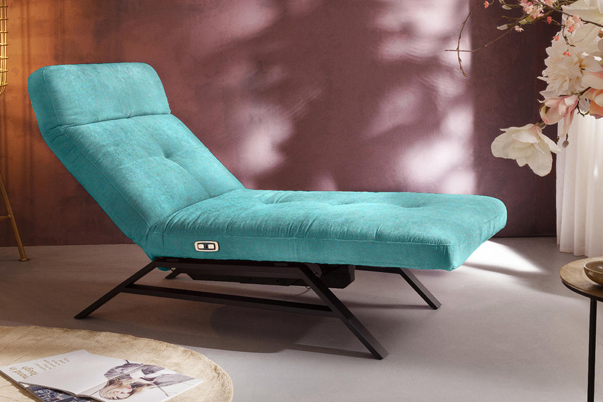 LIEGE AMERIVA Smaragdgrün Velvet - Smaragdgrün/Schwarz, Textil (80/110/158cm) - KAWOLA