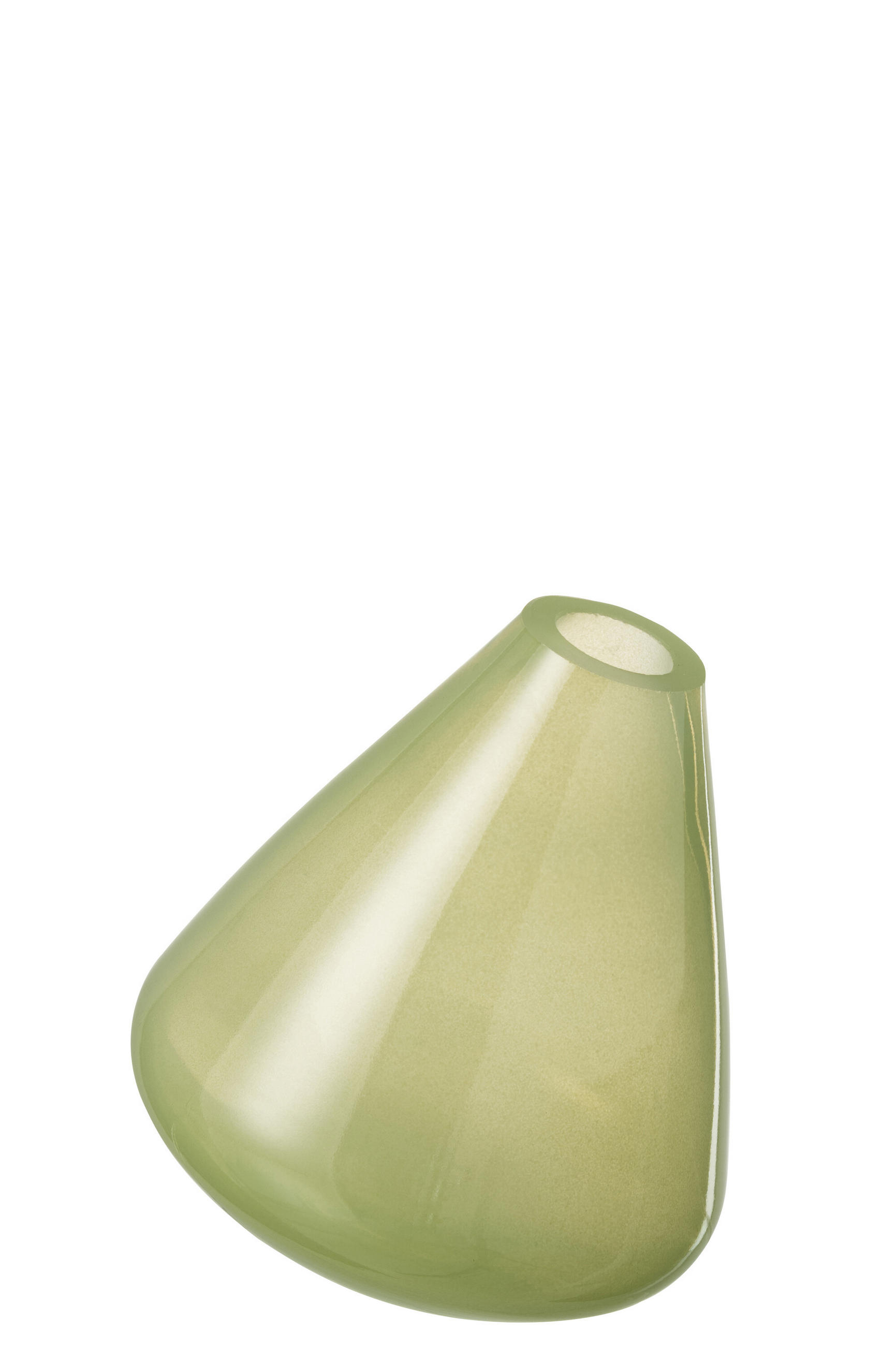 VASE TOPAZ - Glas - Grün - Ø 11.5 cm - Grün, Glas (13.5cm) - J-Line