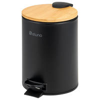 KOSMETIKEIMER 3 Liter, schwarz, Metall - Schwarz, Metall (17.5/23.5/23.5cm) - eluno