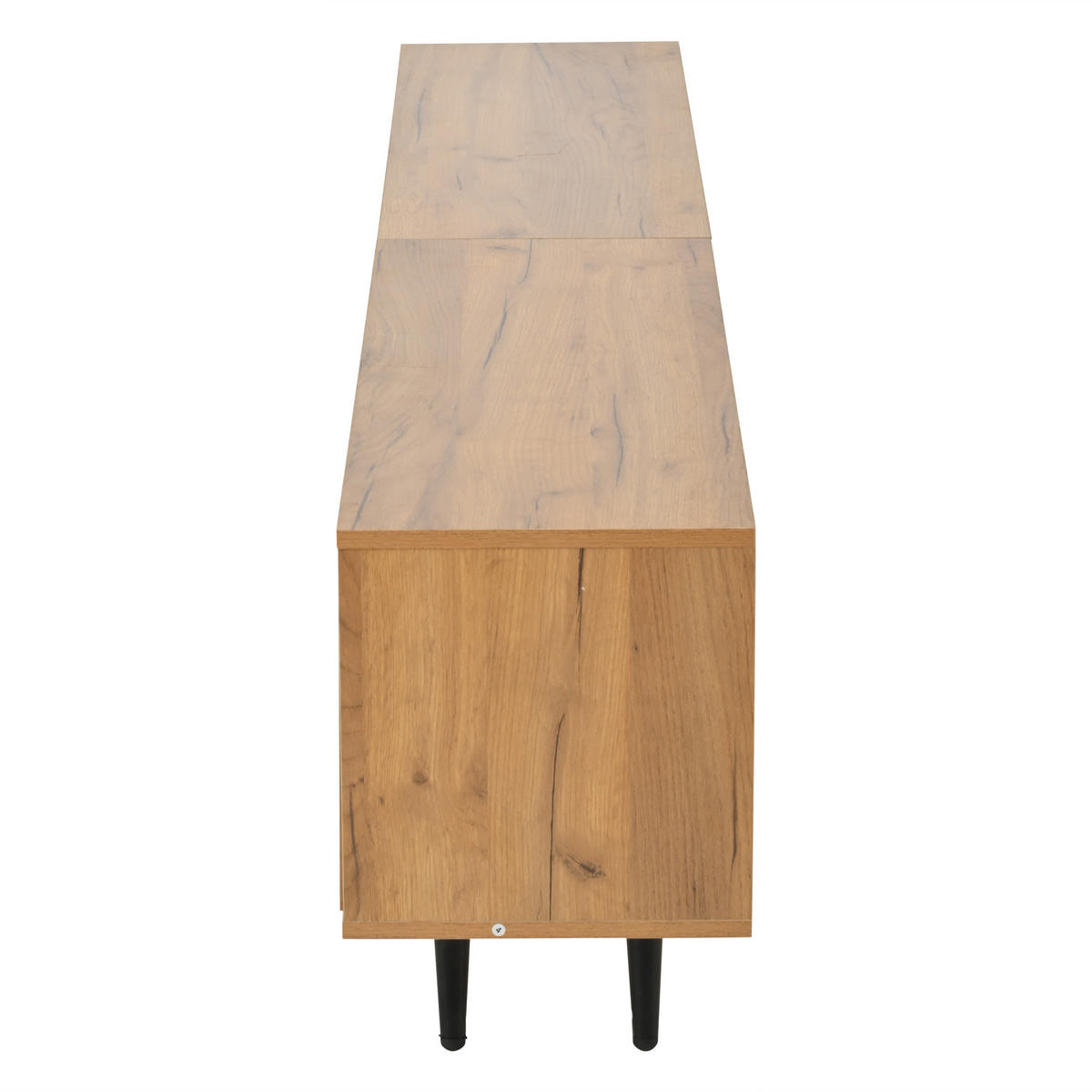 TV-ELEMENT 175/31.5/45 cm Natürlich mit 3 Schränken - Ahornfarben, Holz (175/45/31.5cm) - Oxeza