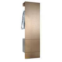 GARDEROBE Carlton Paneel in Bronze Optik - Bronzefarben, Holzwerkstoff (52/193/35cm) - Vladon