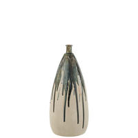 VASE CELADON - Keramik - Beige/Grün - S - Ø 22 cm - Multicolor, Keramik (51cm) - J-Line