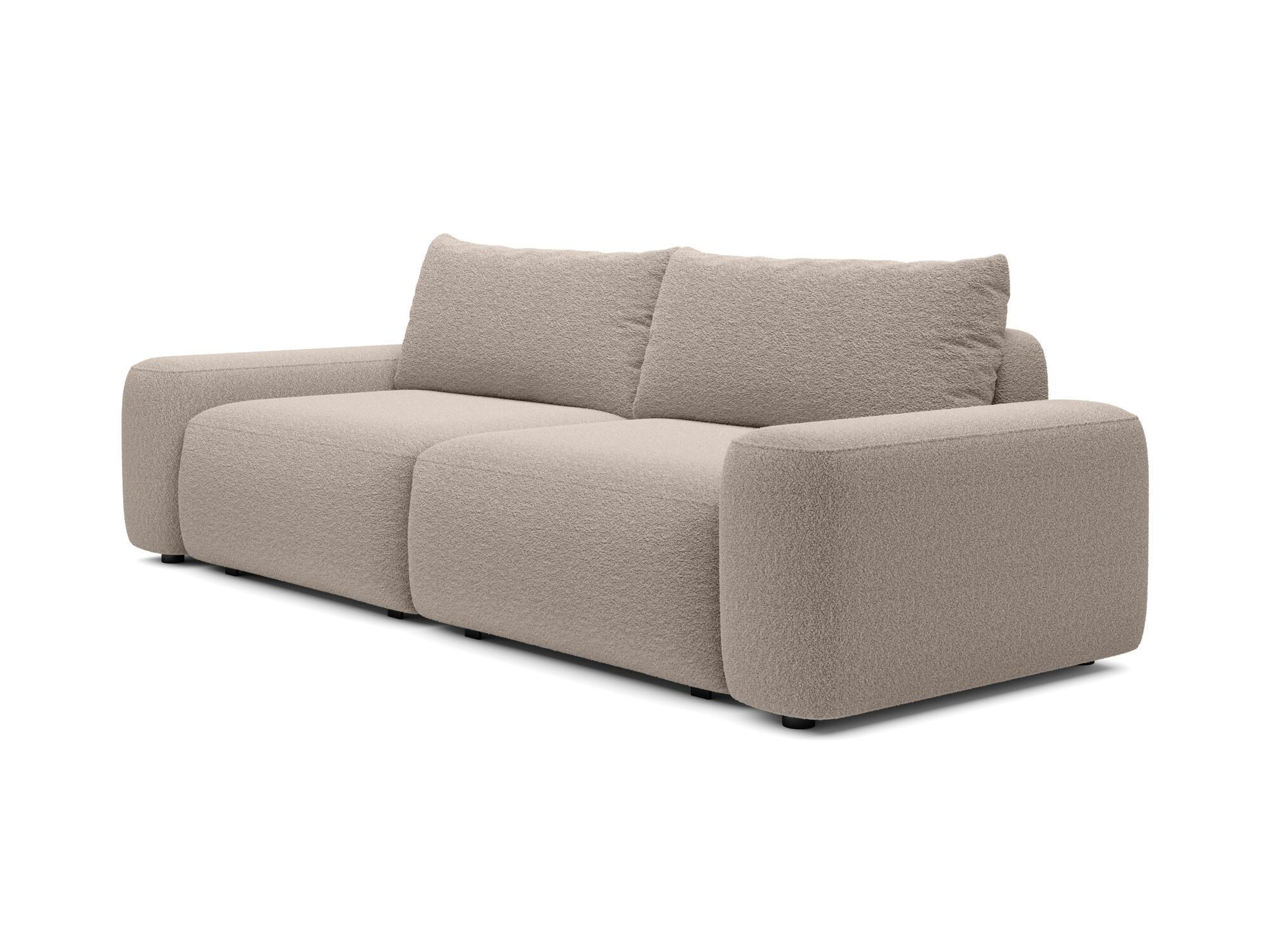 SOFA LOOP Beige 257x105x87 cm - Beige, Textil (257/87/105cm) - FURNLUX