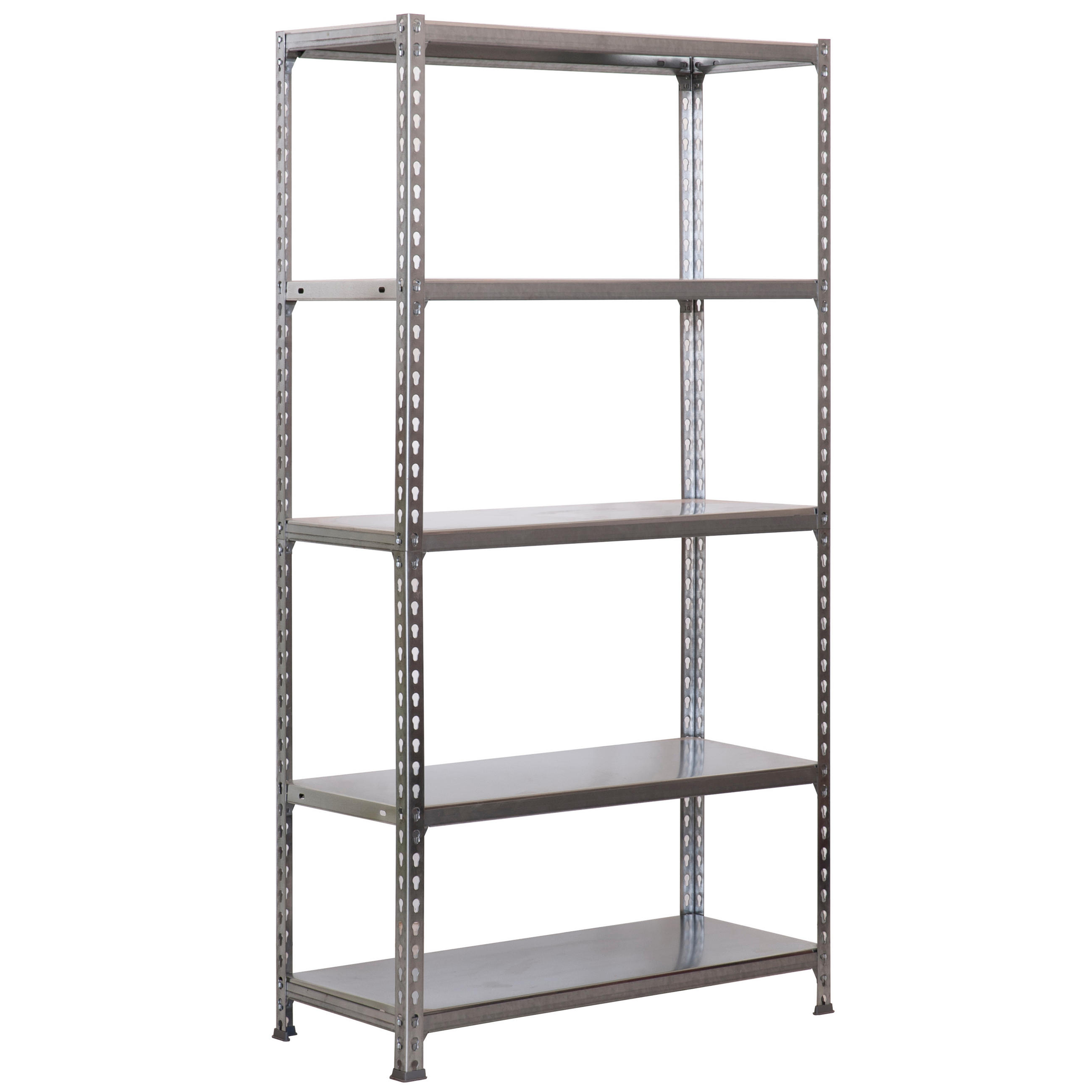 SCHWERLASTREGAL Big Metal Shark HxBxT 200 x 100 x 30 cm Fachlast 180 kg Grau - Grau, Metall (100/200/30cm) - PROREGAL