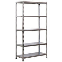 SCHWERLASTREGAL Metal Shark HxBxT 180 x 80 x 30 cm Fachlast 180 kg Grau - Grau, Metall (80/180/30cm) - PROREGAL