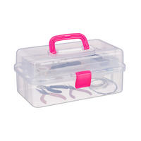 AUFBEWAHRUNGSBOX - Transparent, Kunststoff (33/14/19.5cm) - Relaxdays