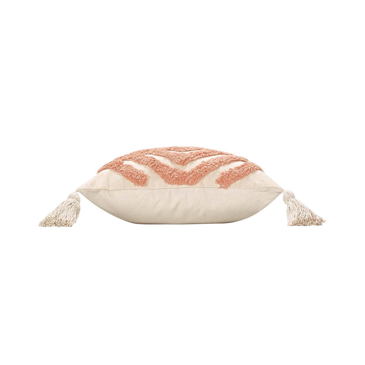 ZIERKISSEN Athena 40/40 cm - Terracotta, Naturmaterialien (40/40cm) - Douceur d´intérieur