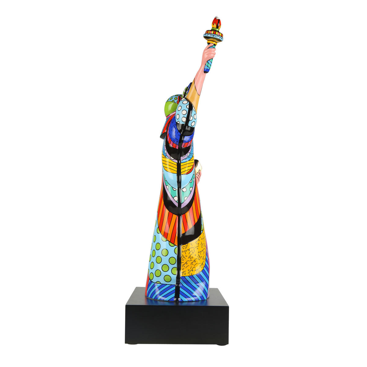 DEKOFIGUR Romero Britto - Liberty, Porzellan, Bunt, Limited Edition, 69.5 cm - Multicolor, Keramik (21/69.5/25.5cm) - Goebel