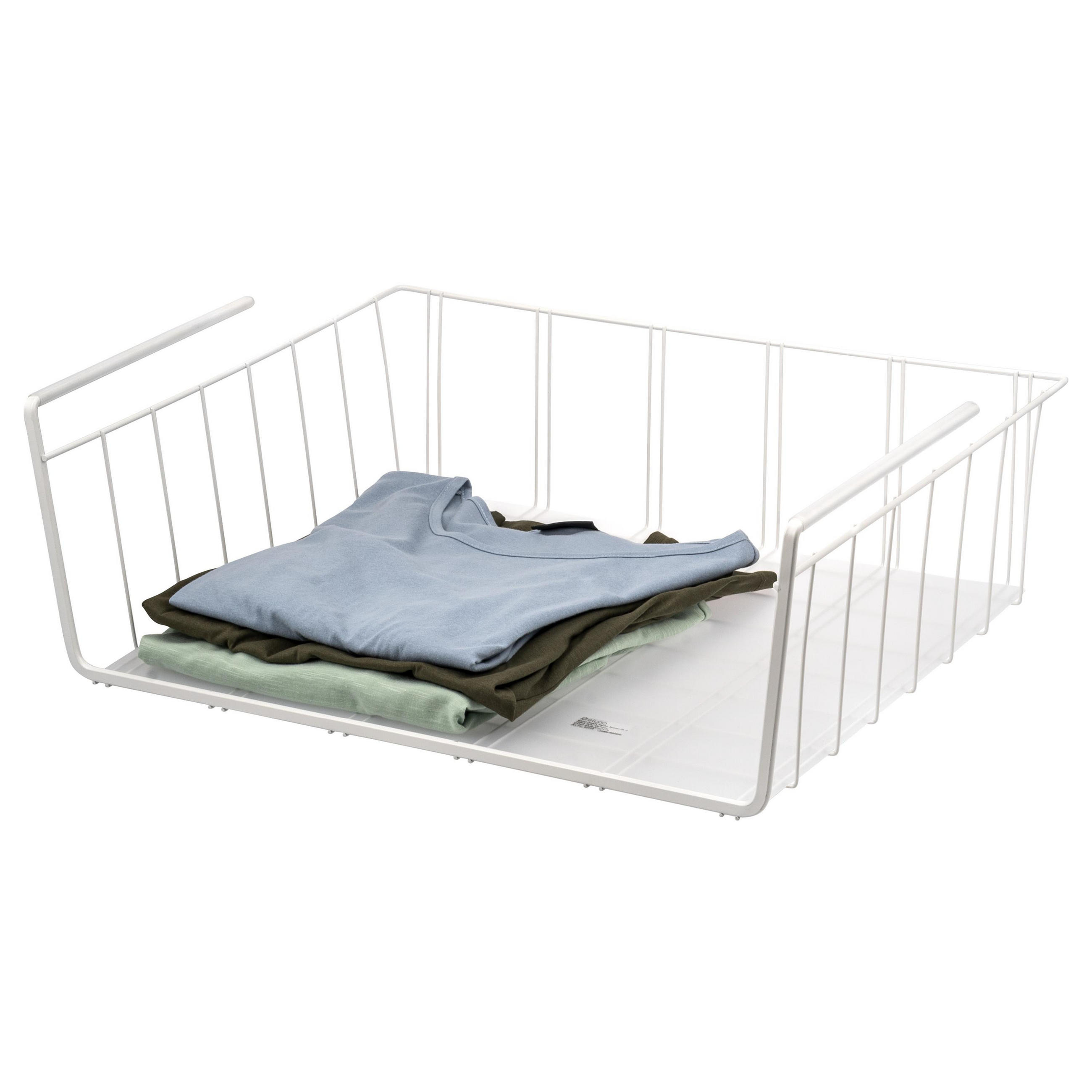eluno Maxi-Schrankkorb, Weiß 61x20x45.5 cm