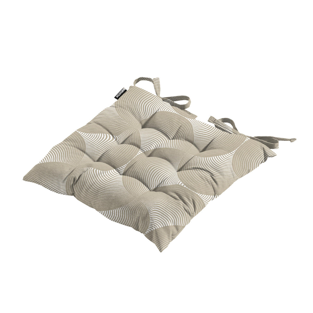 SITZKISSEN Napels - Taupe - 46/46/8 cm - 4er-Set - Taupe, Textil (46/8/46cm) - Madison